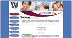 Desktop Screenshot of dentalwestpc.com